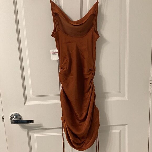 NWT Free People Day To Night Adjustable Slip Dress in Cinnaber. Size XXS. - Picture 6 of 9